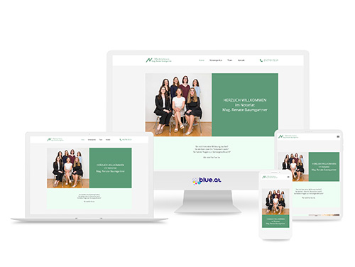 Frau Notarin Mag. Renate Baumgartner Website